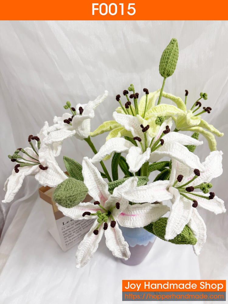 F0015 Handmade Crochet Flowers Bouquet
