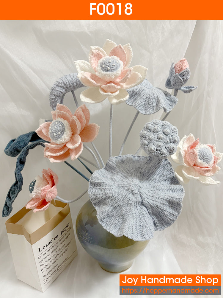 F0018 Handmade Crochet Flowers Bouquet