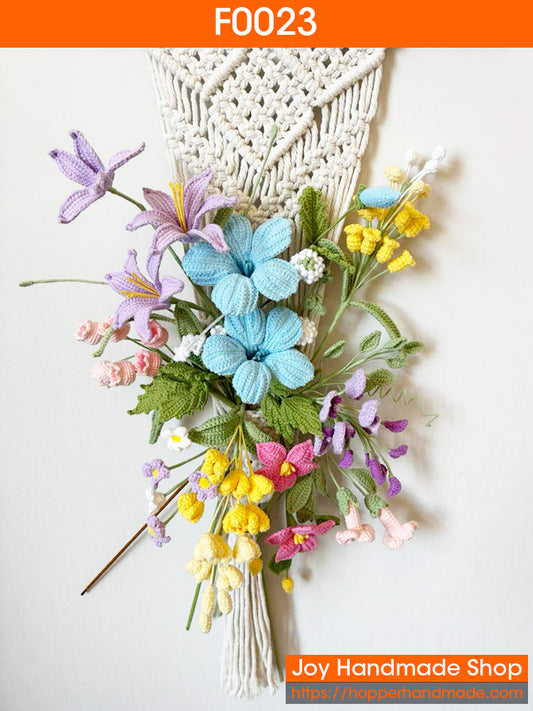 Handmade Crochet Flowers Bouquet