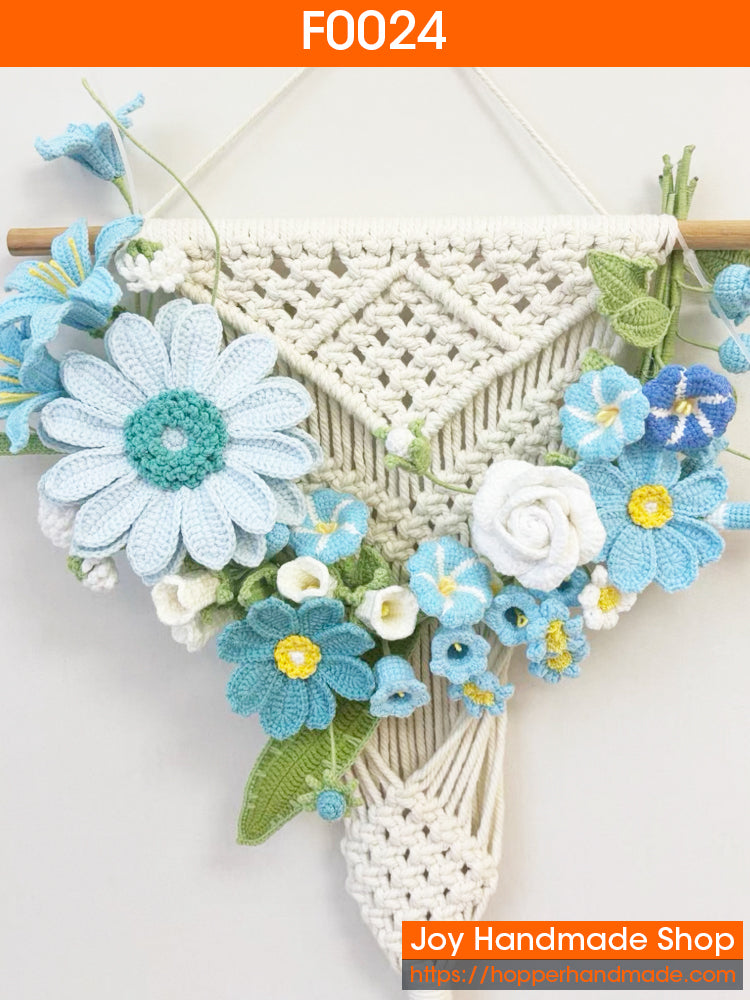F0024 Handmade Crochet Flowers Bouquet