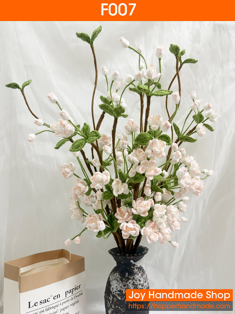 F007 Handmade Crochet Flowers Bouquet