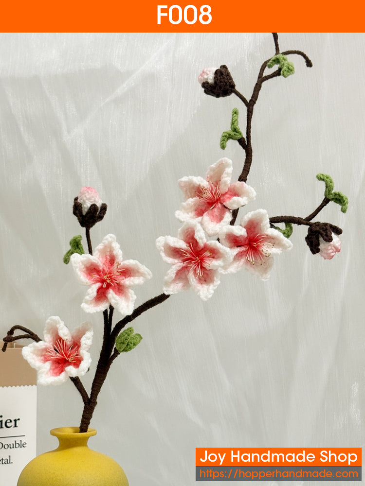 F008 Handmade Crochet Flowers Bouquet